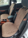 Накидки на сидения Double Romb алькантара комплект - 3