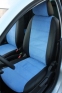 Модельные чехлы на сидения комбинированные, экокожа с алькантарой - 7
