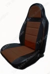 Чехлы на сидение Pilot Lux Peugeot 107 Hatch 5d с 2005-12 г кожзаменитель - 6