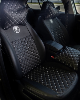 Черный + белая строчка