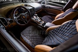 Накидки из Алькантары + декоративная строчка(копия)